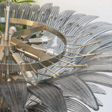 Murano Palmette Chandelier frame detail