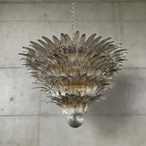 Murano Palmette Chandelier Large Smoky Gray