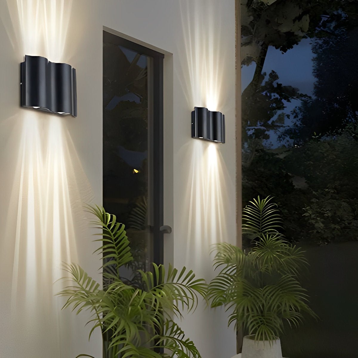 Waterproof Water Wave Up &amp; Down Wall Sconce