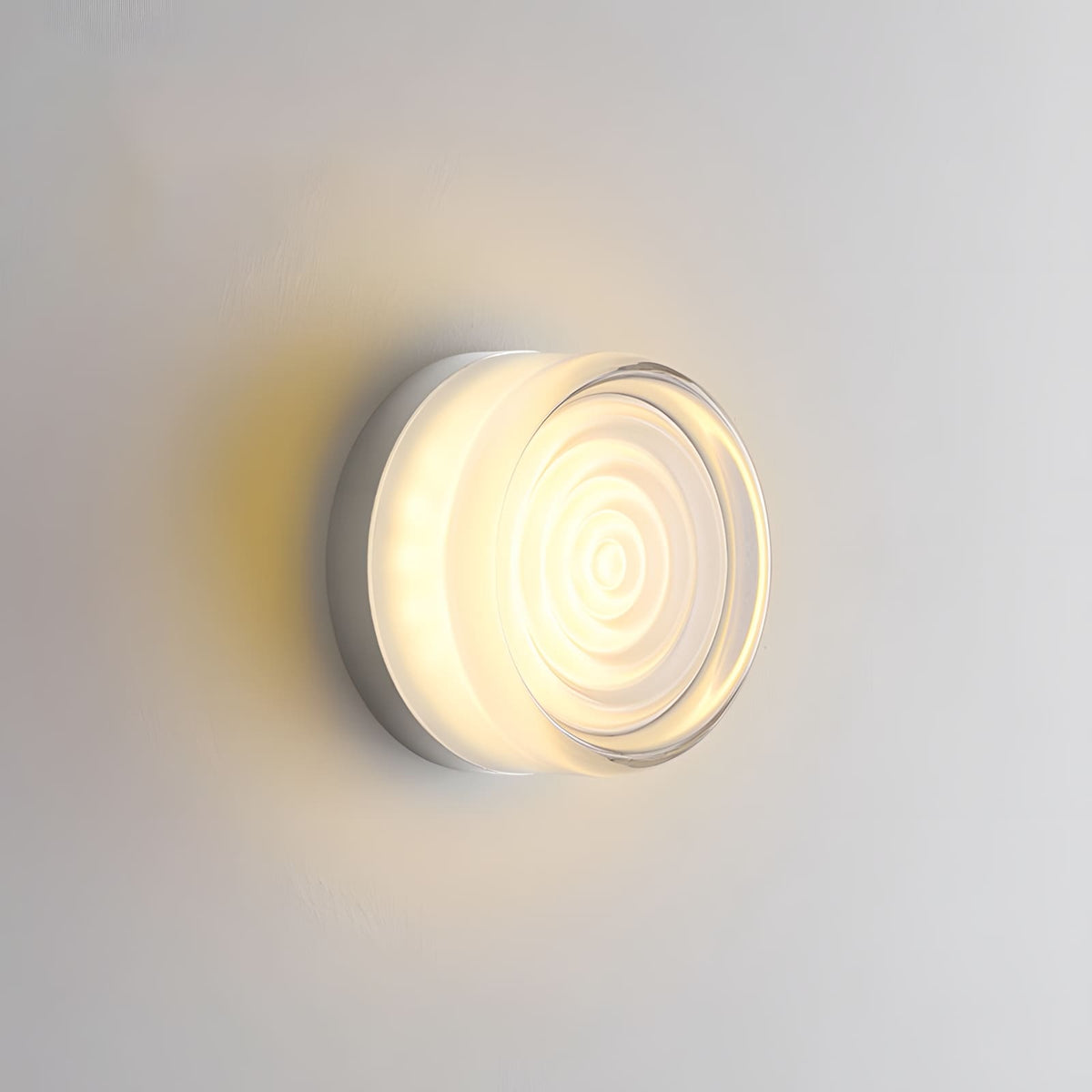 Dimple Wall Sconce Model B White