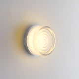 Dimple Wall Sconce Model B White
