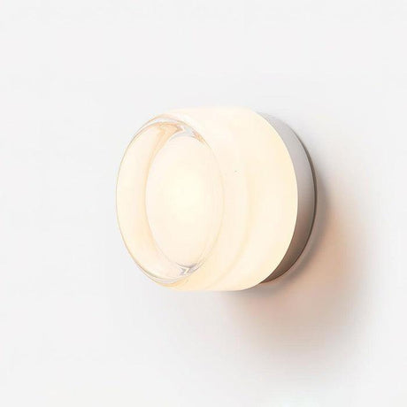 Dimple Wall Sconce Model A White