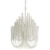 Multi-Stick Wooden Chandelier